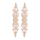 33Cmx6Cm Wood Carved Decal Stripe Corner Appliques 6