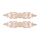 33Cmx6Cm Wood Carved Decal Stripe Corner Appliques 5