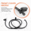 New Windshield Windscreen Washer Nozzle Jet Hose A1698600492 6