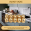 10 Pcs Cabinet Knobs Round Ball Bathroom Gold 5