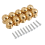 10 Pcs Cabinet Knobs Round Ball Bathroom Gold 3
