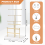 Jewelry Organizer Tabletop Holder Gold 10
