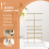 Jewelry Organizer Tabletop Holder Gold 7