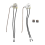 Ceiling Fan Light Switch ZE-109 2Pcs Bronze 2