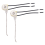 Ceiling Fan Light Switch ZE-109 2Pcs Silver 4