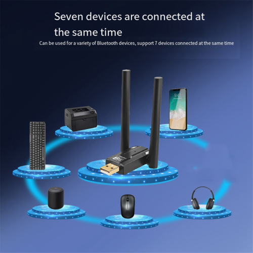 150 Meter Bt5.4 Bluetooth-Adapter Freilauf Computer USB Bluetooth Audio Headset Empfangssender mit Antenne
