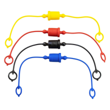 4 Sätze Hydraulik-Schnellkupplungen, Männliche Staubkappen und Weibliche Steckerabdeckungen, Gummi-Staubkappen/-Stecker (ISO-A 1/4 )