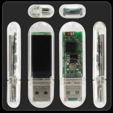 T-Dongle-S3 ESP32-S3 Dongle mit LCD-Display für Nerdminer Bitcoin Nerd Miner BTC USB-Dongle
