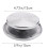 12/15cm Double Face Aluminum Alloy Turntable for Ceramic Sculpture 7
