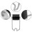 Front Light Bracket Bike Holder(Black Silver) 8