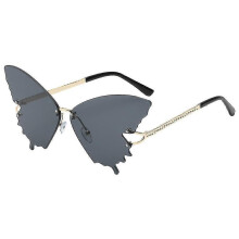 1 Pair Sunglasses Retro Sunglasses Butterflies Sunglasses Novelty Sunglasses -t