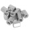 10Pcs M10x1.5-17-L22mm Hex Coupling Nuts 304 SS Silver 8