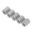 10Pcs M10x1.5-17-L22mm Hex Coupling Nuts 304 SS Silver 1