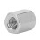 10Pcs M10x1.5-17-L22mm Hex Coupling Nuts 304 SS Silver 7