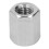 10Pcs M10x1.5-17-L22mm Hex Coupling Nuts 304 SS Silver 12