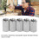 20PCS M6x1.0-10 L18mm Hex Coupling Nuts Stainless Steel 9