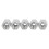 20PCS M6x1.0-10 L18mm Hex Coupling Nuts Stainless Steel 12