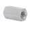 10Pcs M8x1.25 Stainless Steel Hex Coupling Nuts Silver 3