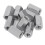 10Pcs M8x1.25 Stainless Steel Hex Coupling Nuts Silver 2