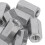 10Pcs M8x1.25 Stainless Steel Hex Coupling Nuts Silver 7