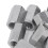 10Pcs M8x1.25 Stainless Steel Hex Coupling Nuts Silver 6