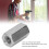10Pcs M8x1.25 Stainless Steel Hex Coupling Nuts Silver 12