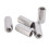5Pcs M12x1.75-19 L45mm Hex Coupling Nut Silver Steel 8