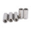 5Pcs M12x1.75-19 L45mm Hex Coupling Nut Silver Steel 11