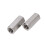5Pcs M12x1.75-19 L45mm Hex Coupling Nut Silver Steel 6