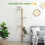 PawHut Wall Mounted Cat Shelves with 4 Climbing Platforms for Indoor, Light Grey 7