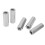 5 Pcs M10x1.5 L55mm 304 SS Hex Coupling Nuts Silver 4