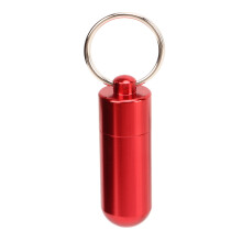 Rotes Aluminium-Cue-Tip-Former, 19 g, 3,8 cm, Schlüsselanhänger