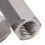5Pcs M12 x 1.75 Hex Coupling Nut Silver 304 Stainless Steel 8