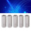 5Pcs M12 x 1.75 Hex Coupling Nut Silver 304 Stainless Steel 15