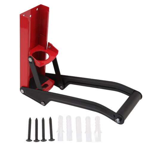 Heavy Duty Wall Mounted Can Crusher for Recycling - Red 1