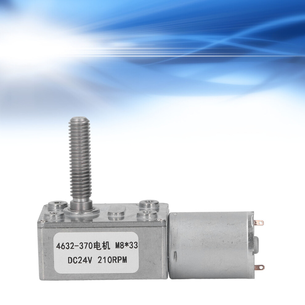 Turbo Worm Geared Motor Dc24v M8x33mm 210Rpm 8481329155008