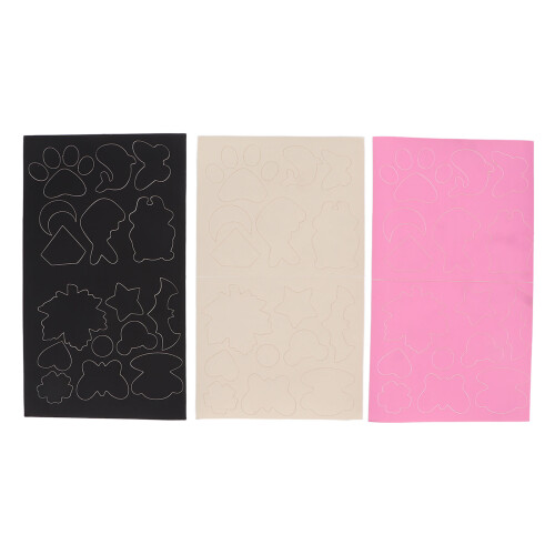 3 Sheets Self-Adhesive Polyester Down Coat Repair Patch 1