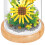 Sonnenblumen-Pflanzenblöcke Mini-DIY-Set mit Deckel 1
