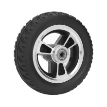 6-Zoll Rollstuhl PU-Feststoffrad, Aluminium-Nabe, 46 mm
