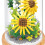 Sonnenblumen-Pflanzenblöcke Mini-DIY-Set mit Deckel 3