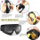 Tactical Airsoft Paintball Antifog Goggles, With 3 Replaceable Protective Lenses/Black 4