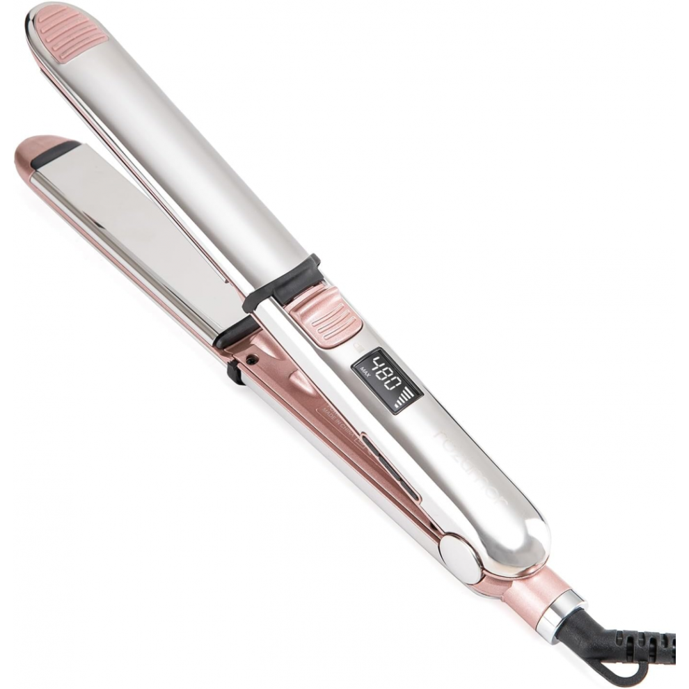 Piastre Per Capelli Professionali, Piastra In Titanio, Piastre Flottanti 3D A Doppio Lato, Piastra Per Capelli A Riscaldamento Rapido, Piastra