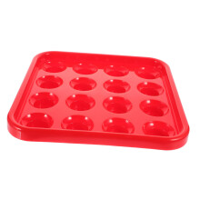 Billiard ball storage tray made of plastic for billiard accessories