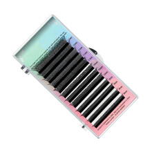 Automatische Fächer-Wimpern 0.07B Mix 8-12mm Doppelhaarspitze