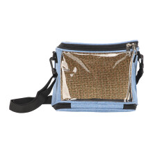 Vogeltasche Blau für kleine Vögel 25 18 14,5 cm