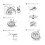 A0009052102 TPMS-Sensor 4 Stück, 150 mAh CR2032 ABS+Al 4