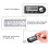 Digitaler Winkelmesser Protractor 28x200mm schwarz ABS 1