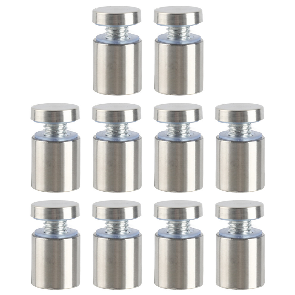 10Pcs Stainless Steel Rustproof Wall Standoff Screws 19X25mm 6901329171003