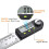 Digitaler Winkelmesser Protractor 28x200mm schwarz ABS 5