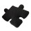 Ultra Soft Black Teddy Wool Puzzle Throw Pillow 650g 8